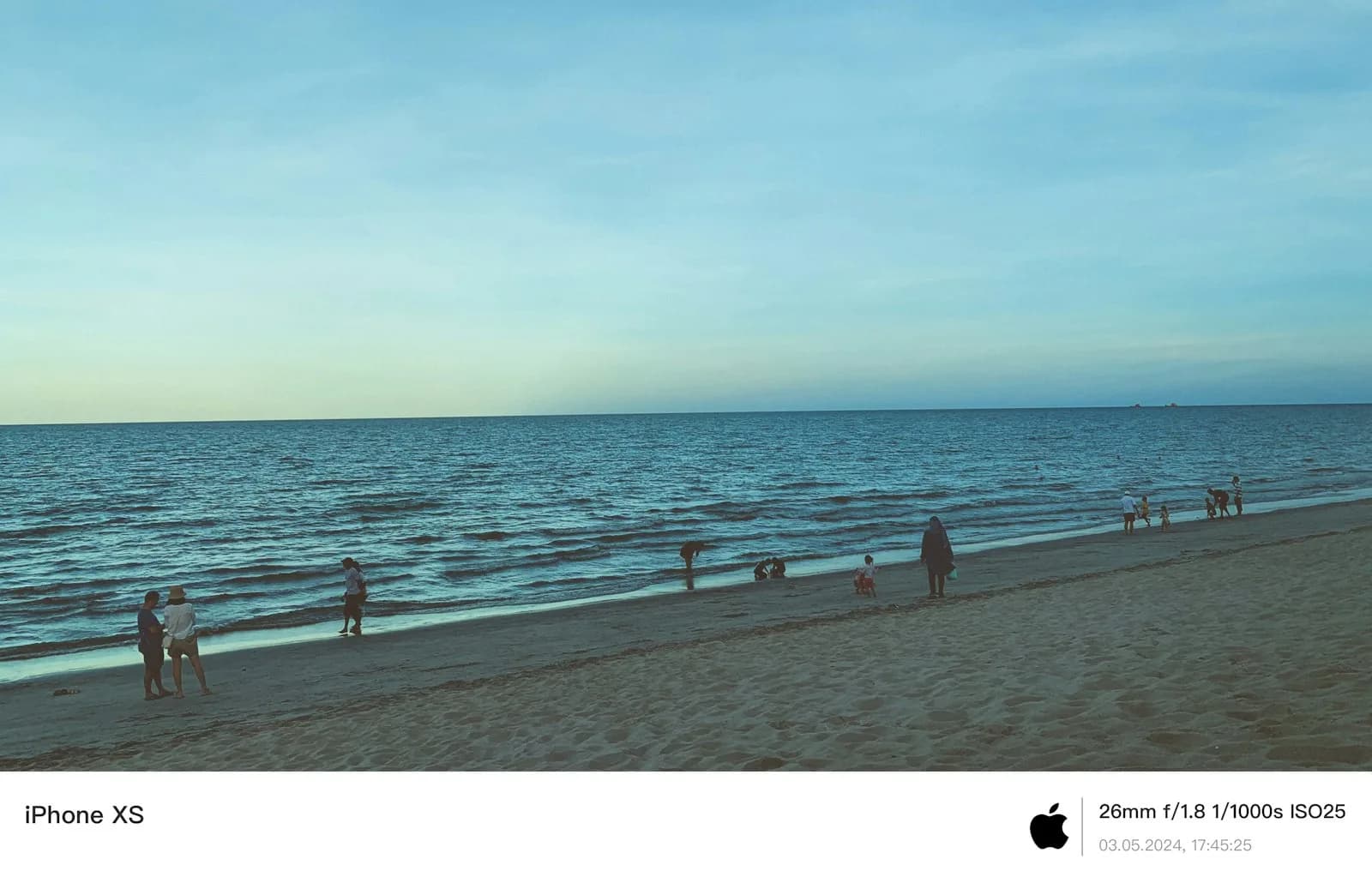 A quiet Cherating beach on the Kuantan coast at dawn