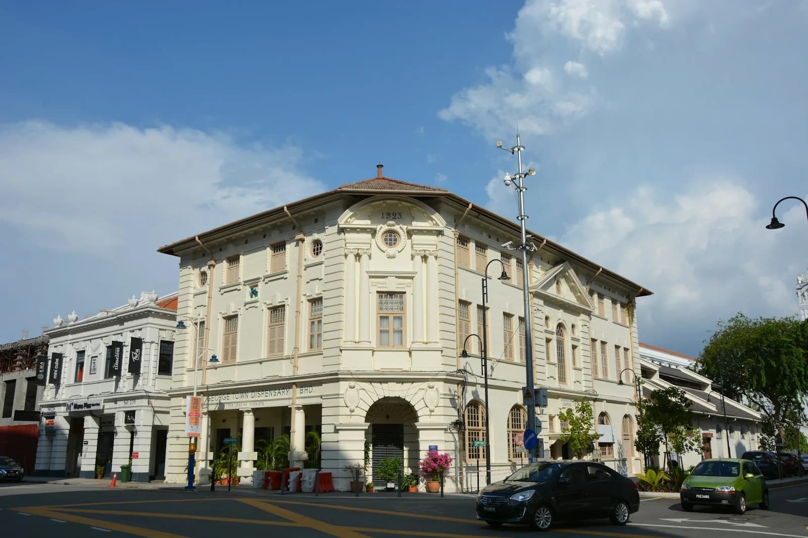 A heritage shophouse street in George Town, Penang