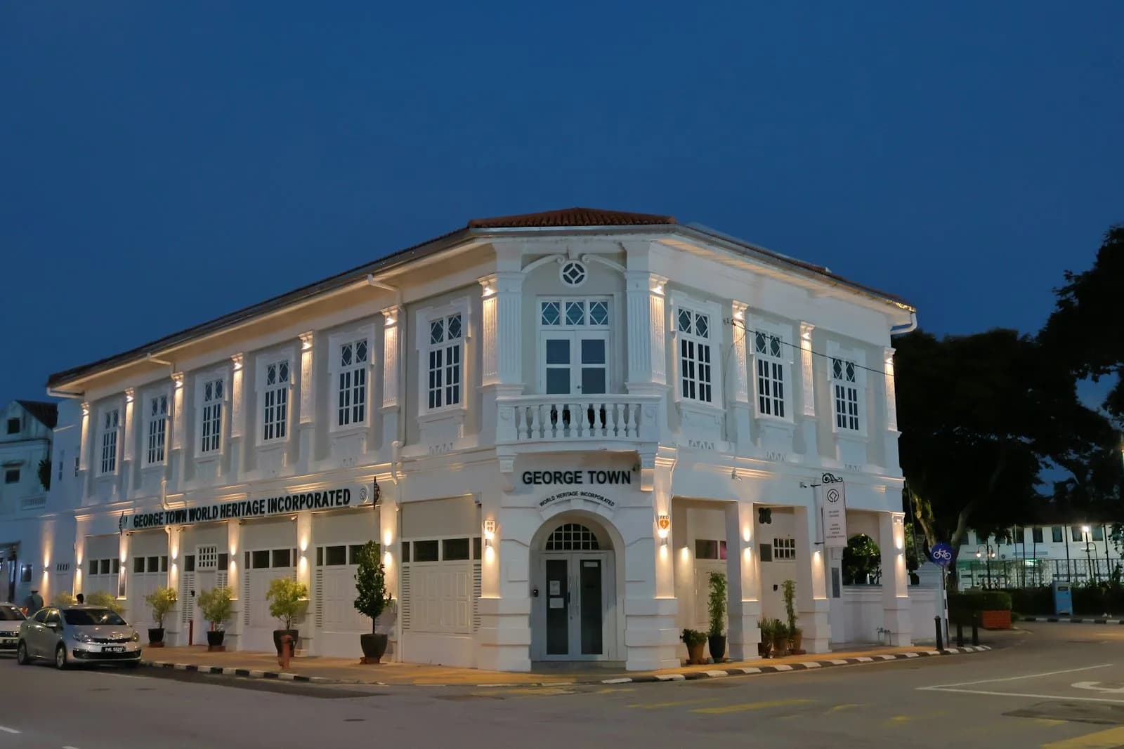 The heritage shophouse skyline of George Town in Penang