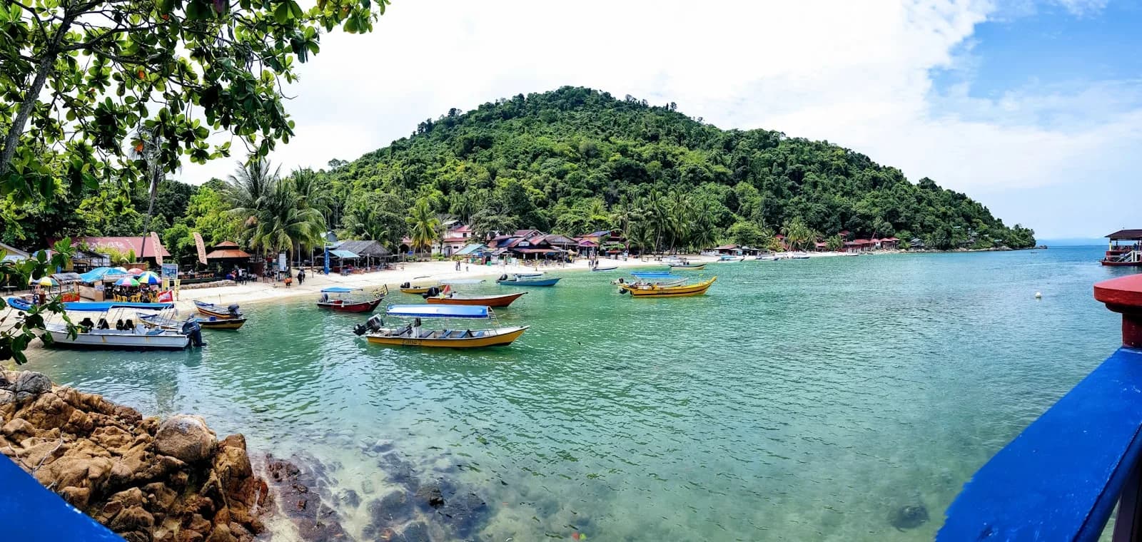 A guest pavilion at Tanjong Jara Resort