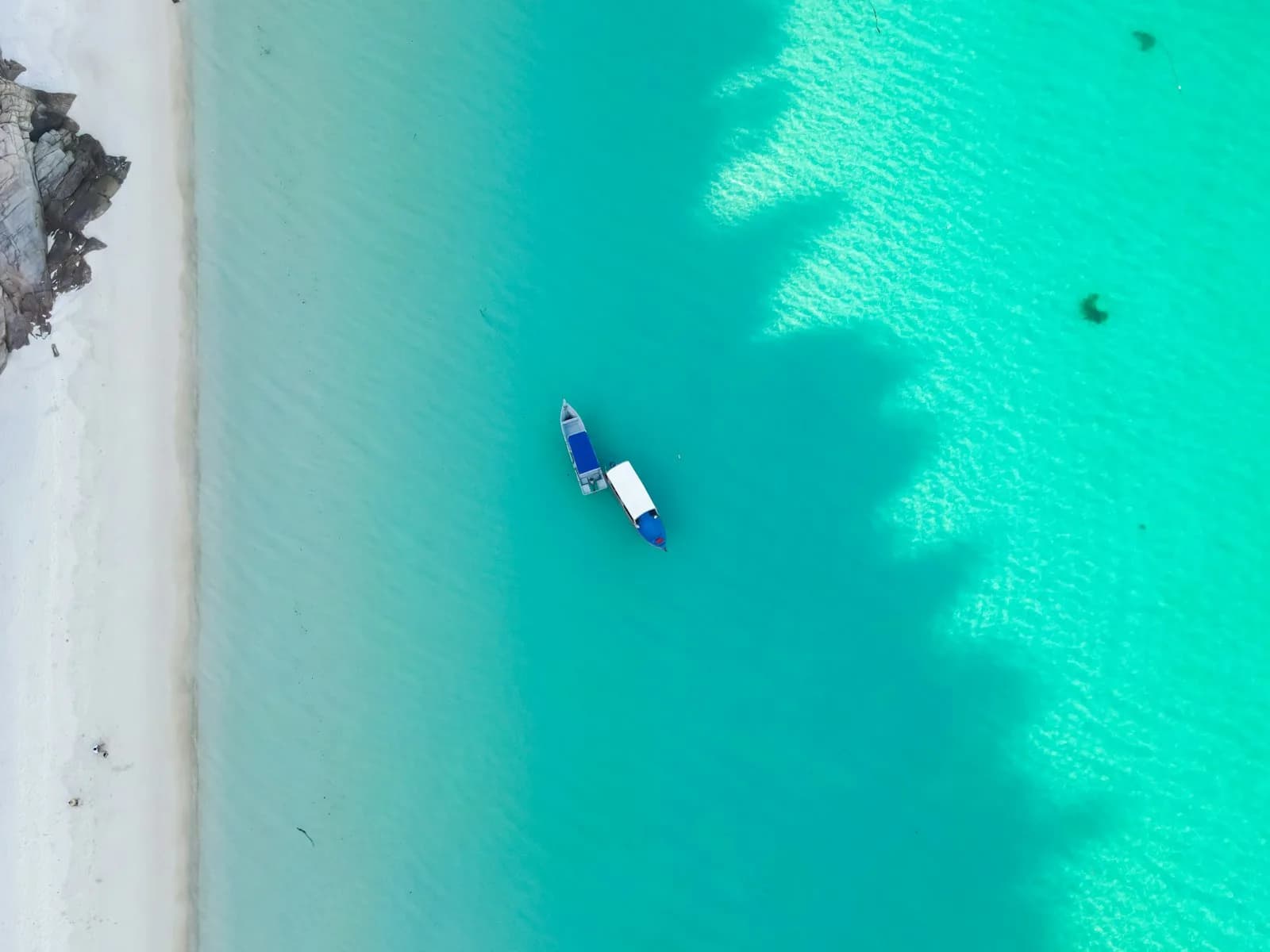 Clear water on an island off the Terengganu coast