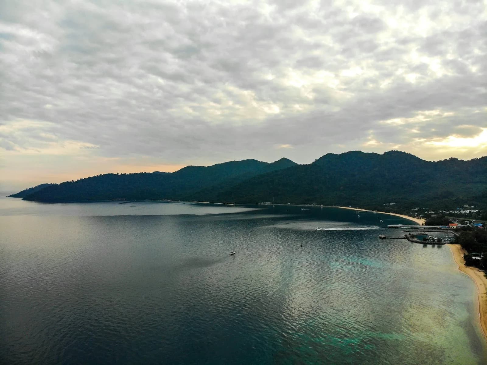 A coral reef in clear water off Tioman