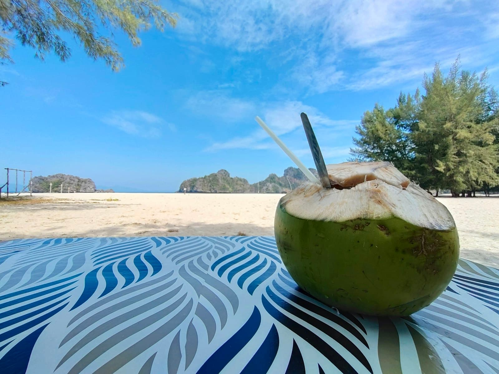 Tropical islands and turquoise water off Langkawi