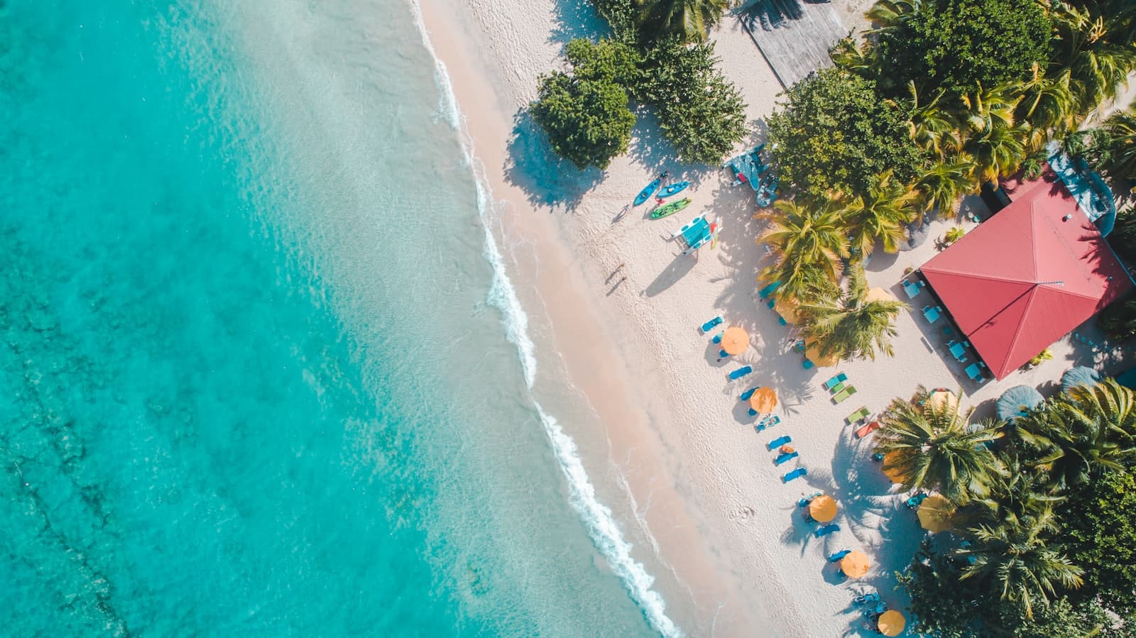 A white-sand beach and turquoise bay on a Malaysian marine-park island