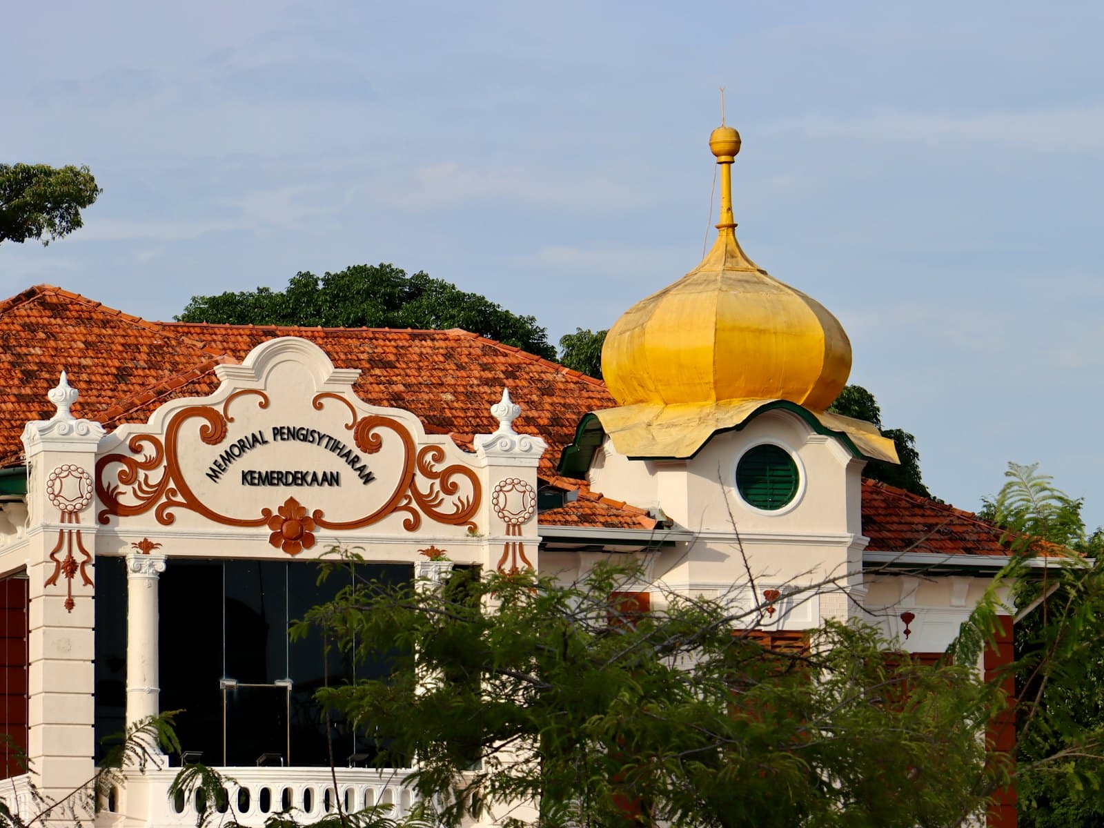 A coastal road tracing the Terengganu shoreline