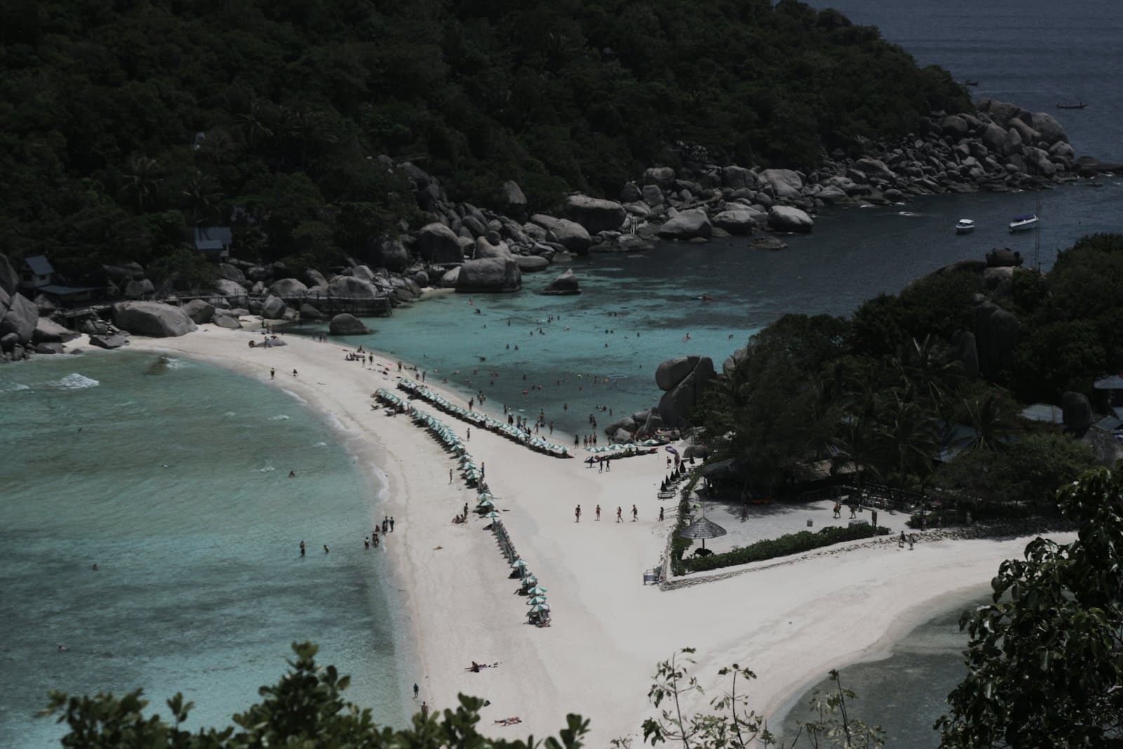 White sand and turquoise water at the Perhentians