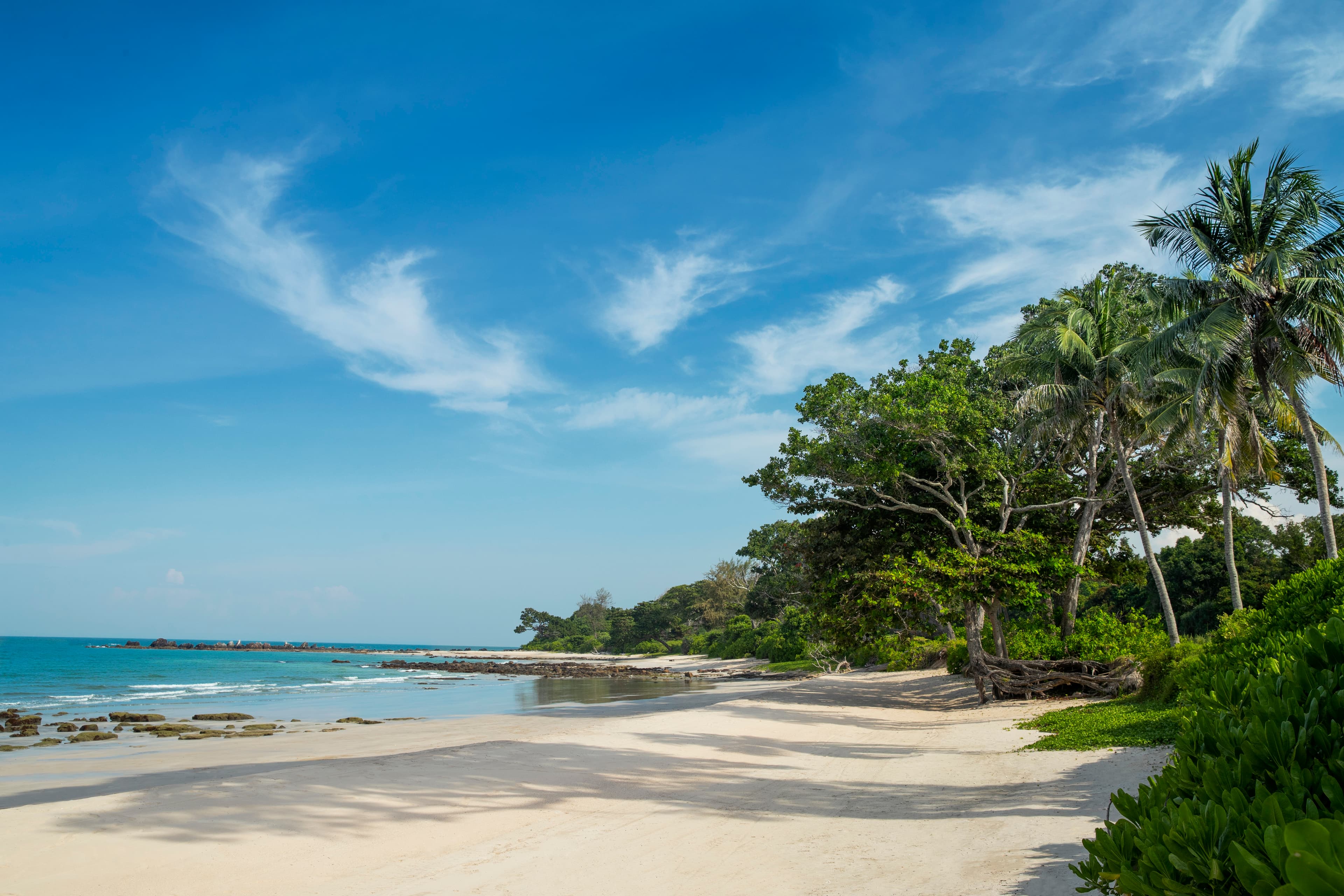 Desaru Beach on the South China Sea, Johor