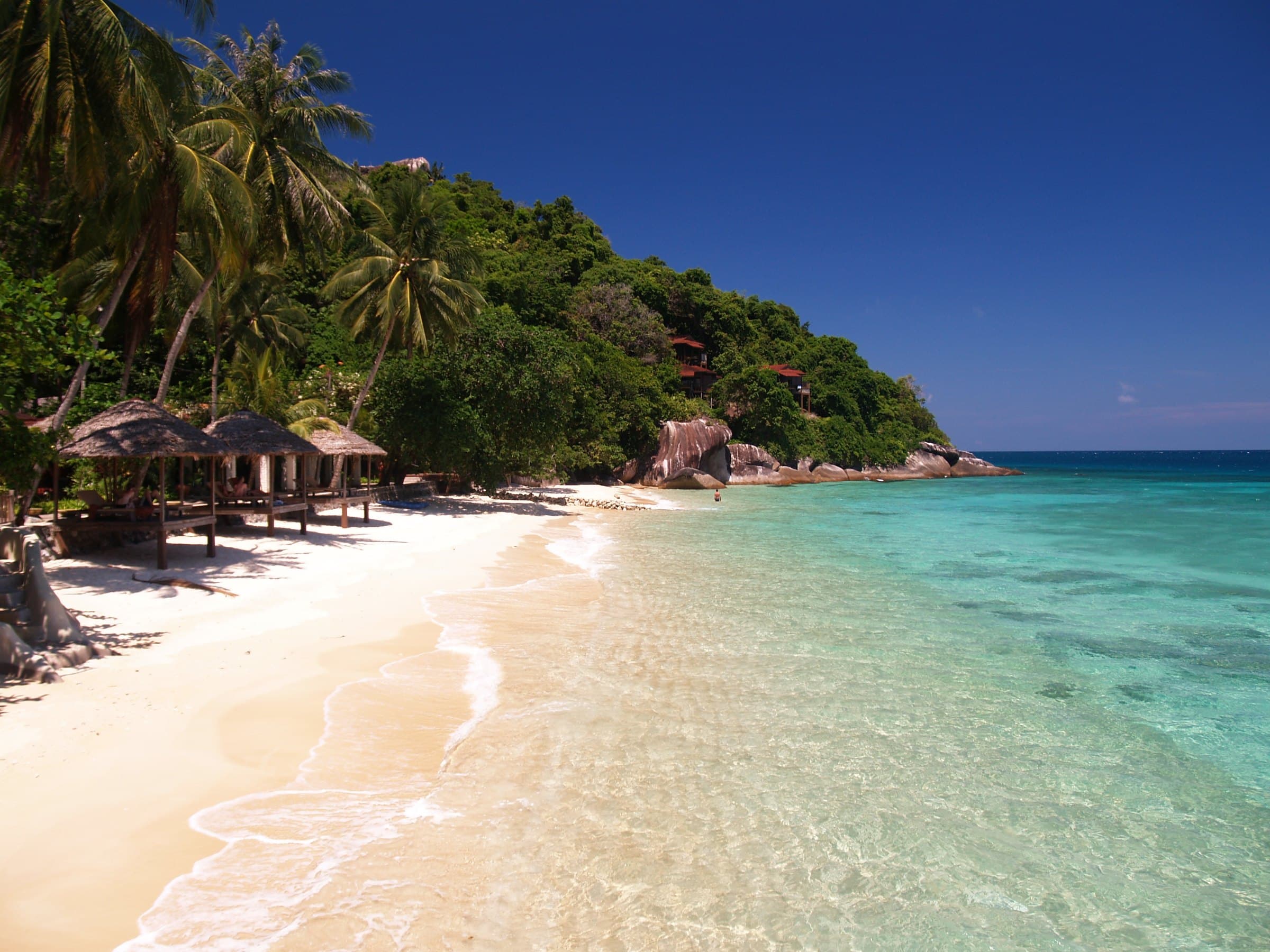 Path through Salang village, Tioman