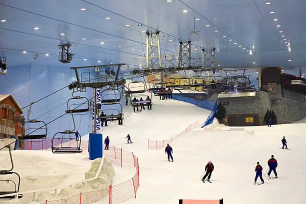 Ski Indoors at Ski Dubai