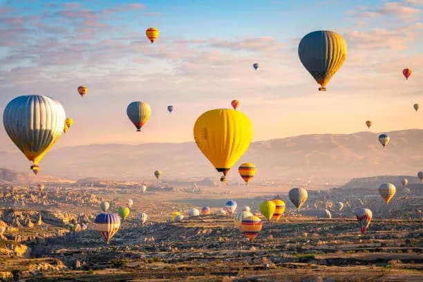 Hot Air Balloon Ride at Sunrise