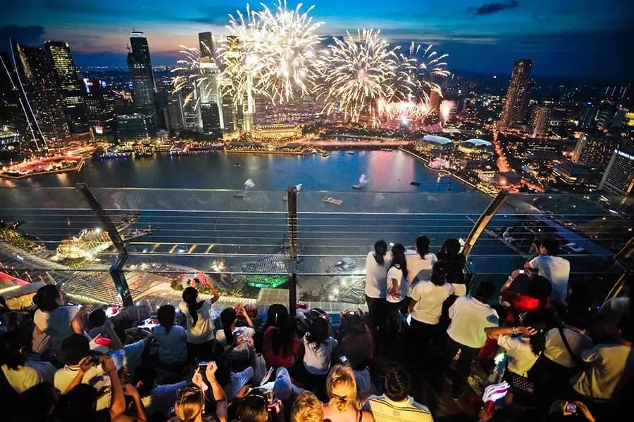 Смотровая площадка Skypark Marina Bay Sands