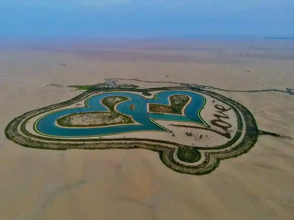 Love Lake, Al Qudra Tourist attractions in Dubai, UAE