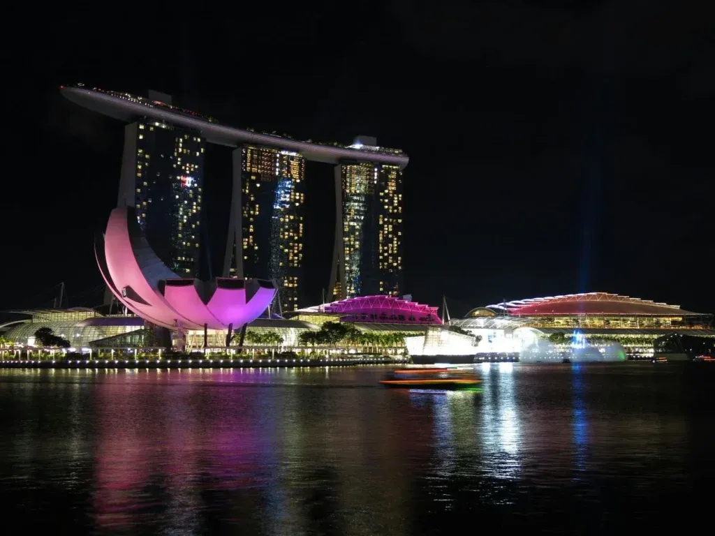Observation Deck Visits at Night, Honeymoon in Singapore