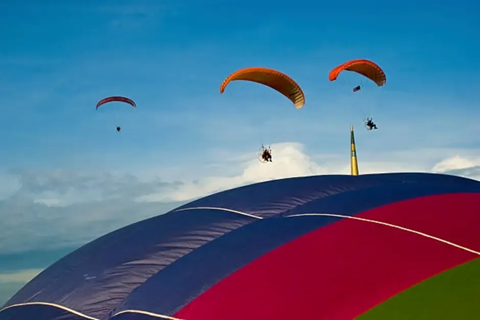 Paragliding in Selangor, Soaring Above the Landscape