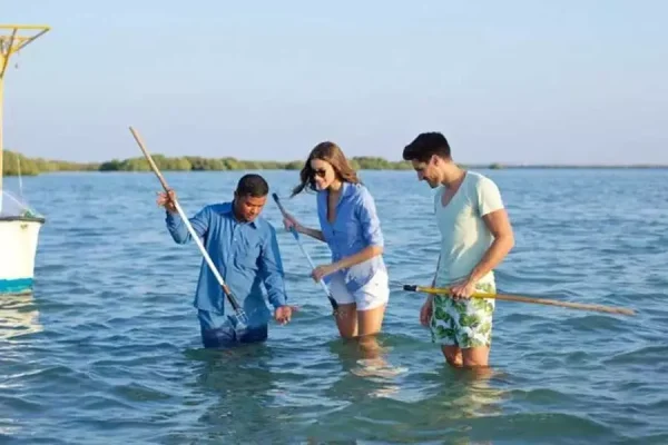Crab hunting