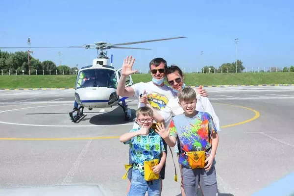 Helicopter tour