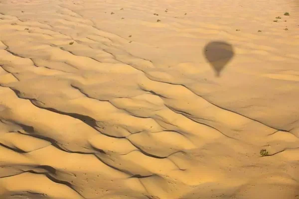 Hot air balloon flight