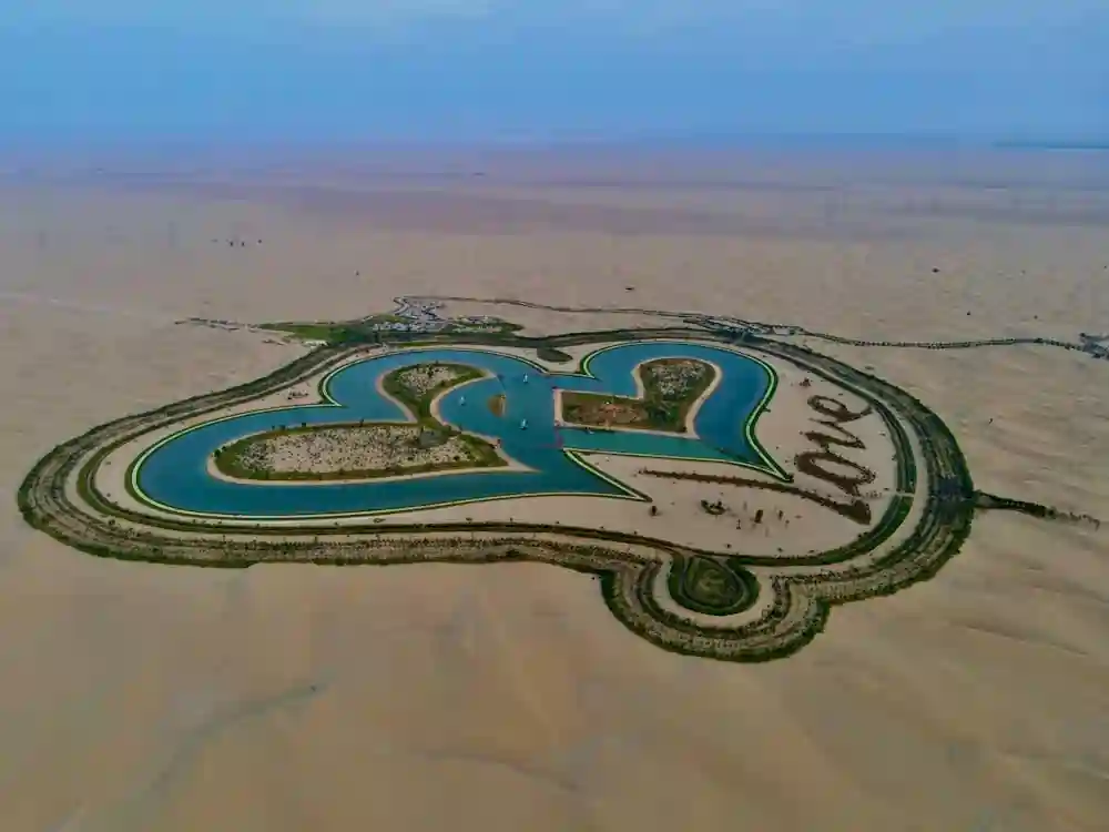 Love Lake, Al Qudra Tourist attractions in Dubai, UAE