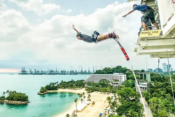 Bungy Jump at Skypark Sentosa by AJ Hackett, The Ultimate Adrenaline Rush Singapore Adventure Activities for Couples
